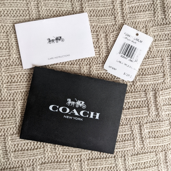 SOLD - Coach Small Triple Wristlet in Colorblock - EUC - Picture 8 of 15